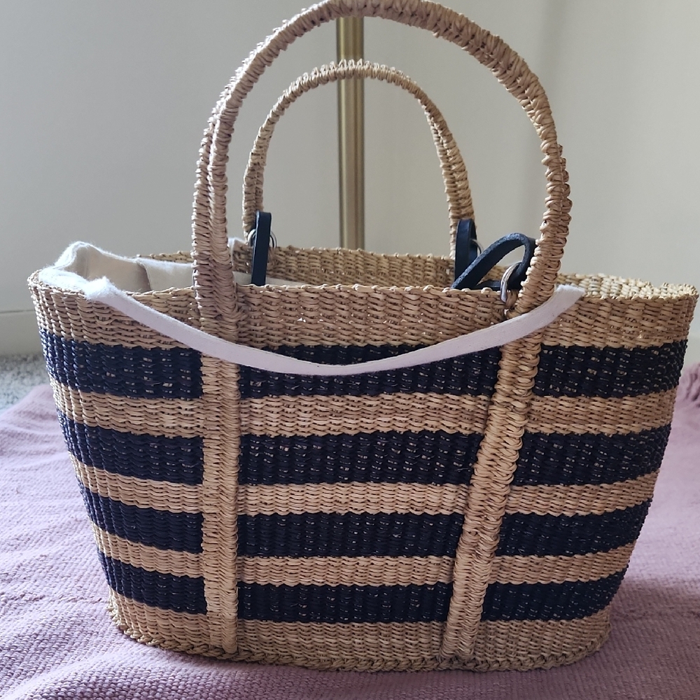 Muuñ Straw Tote